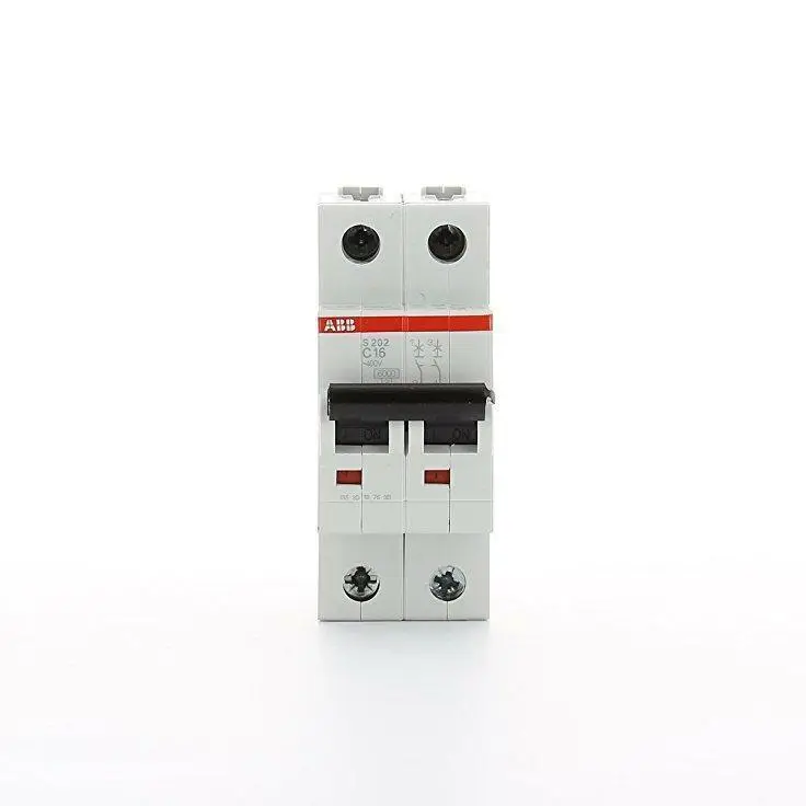 Grande successo - ABB S202 C16 INTERRUTTORE AUTOMATICO MODULARE 6KA 2 POLI S465908