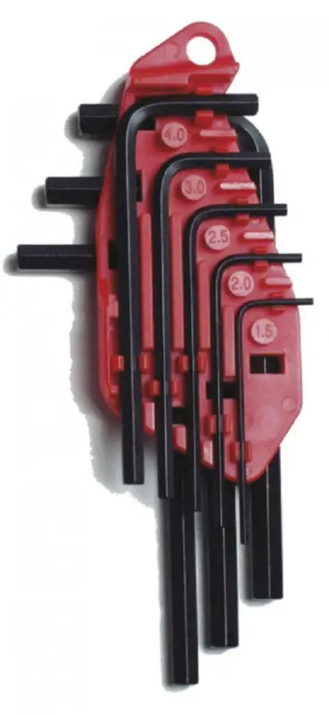 Acquista subito - STANLEY SET CHIAVI 8 PZ MASCHIO ESAGONALI PIEGATE CORTE 1,5 - 2 - 2,5 - 3 - 4 - 5 - 5,5 - 6 mm