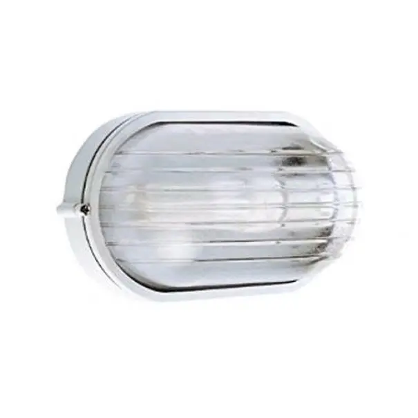 Reso gratuito - SOVIL PLAFONIERA PICCOLA OVALE (INDUSTRIALE) DA PARETE ILLUMINAZIONE PER ESTERNI LINEA GARDEN 700/02