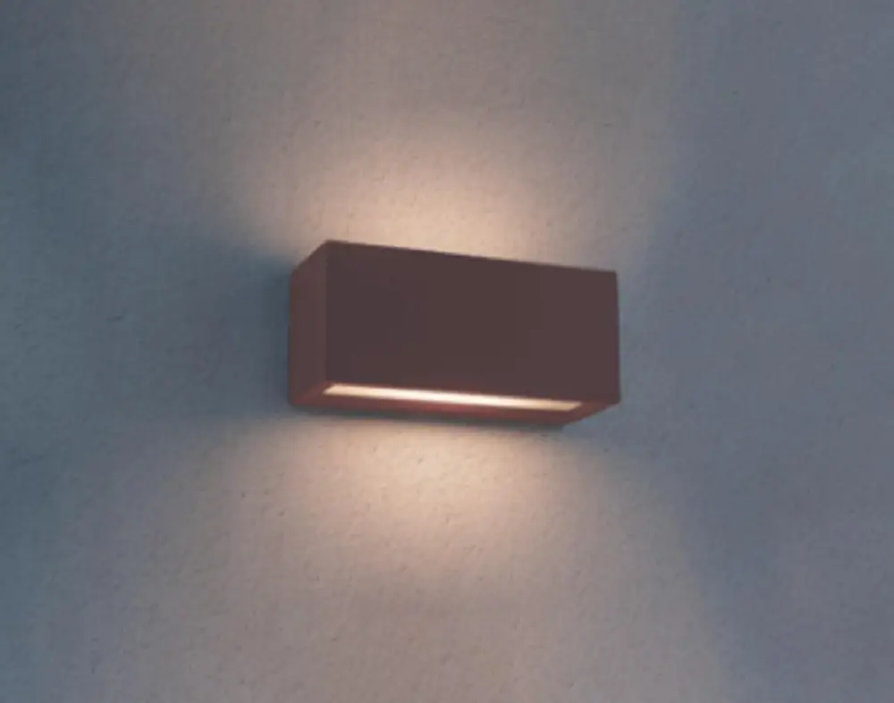 Prezzo imbattibile | CENTURY APPLIQUE LED REVERSO CORTEN - E27 - IP65 - Color B RVCO-E27