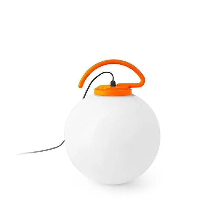 Spedizione espressa - FARO NUK LAMPADA DA ESTERNO PORTABILE ARANCIONE DIAMETRO 40 CM 1 X E27 60W 70484