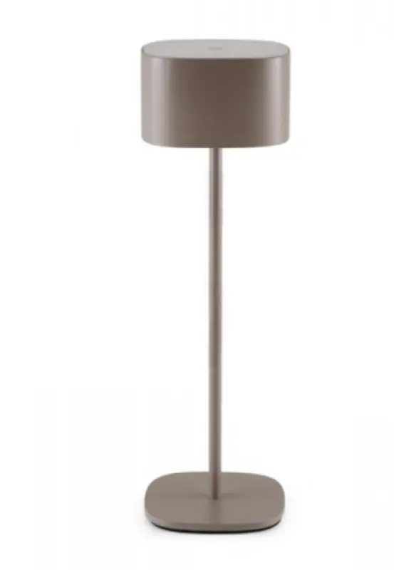 Consigliato - ALPHA ELETTRONICA Lampada decorativa da tavolo ricaricabile caffè JO38610CA design moderno