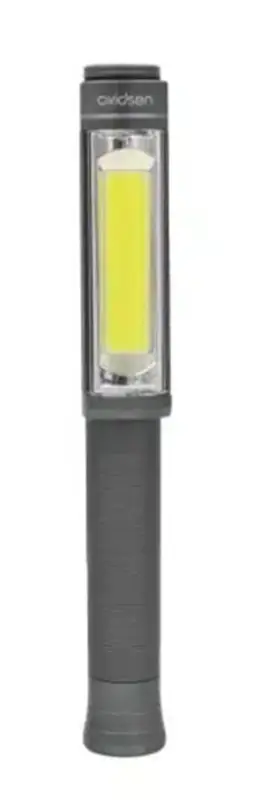 AVIDSEN Torcia da lavoro LED COB alluminio 2xAA AVIDSEN 103643 uso professionale | Ultimo arrivo