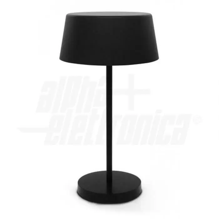 Spedizione veloce | ALPHA ELETTRONICA LAMPADA LED DA TAVOLO NERA CON INTERRUTTORE TOUCH JO385N