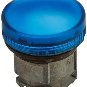 Ordinabile | SCHNEIDER TESTA CON GEMMA LISCIA PER LAMPADA SPIA BLU CON LAMPADINA BA9S ZB4BV06