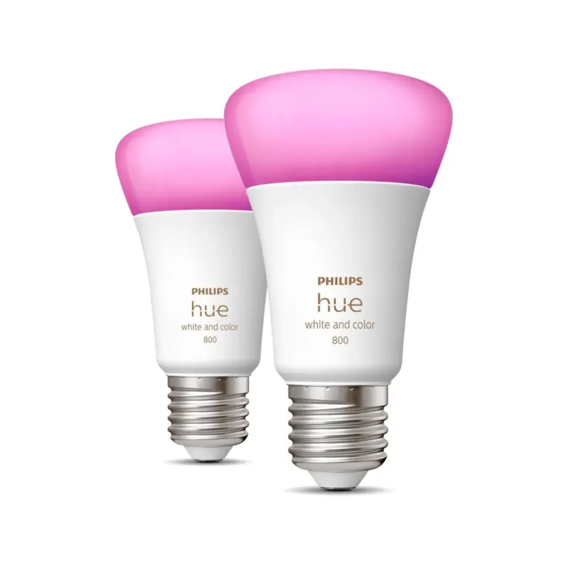 PHILIPS HUE WHITE AND COLOR AMBIANCE 2XLAMPADE E27 32836500 | Grande sconto