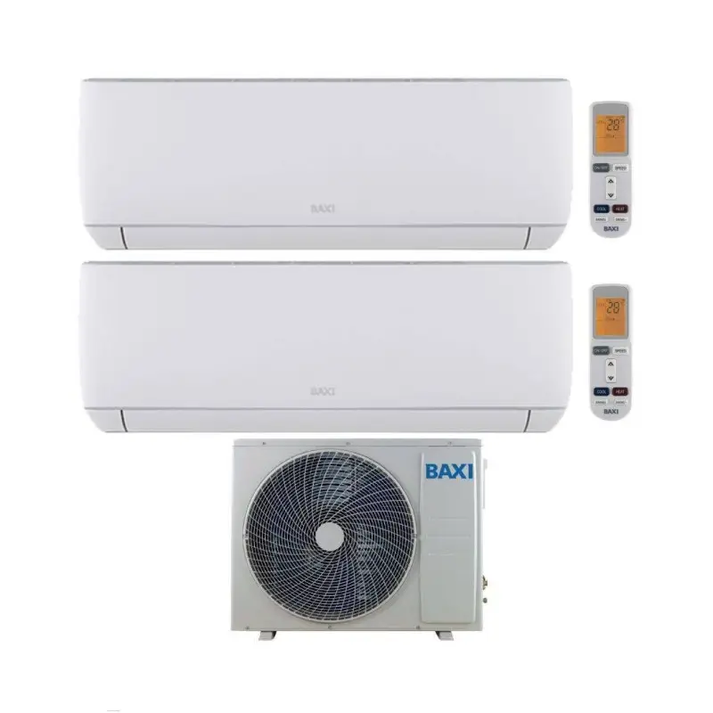 Baxi Climatizzatore Condizionatore Dual Split Astra 7+12 con LSGT50-2M Inverter R-32 Wi-Fi Opt. Classe A++ | Risparmio extra