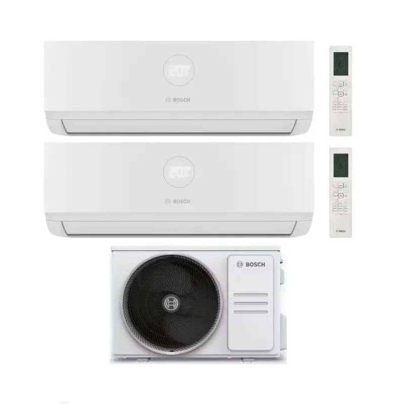 Bosch Climatizzatore Dual Split Climate 3000i 9+18 con 5000M 53/2 E Inverter R 32 Wi-Fi Optional Classe A++ - Offerta limitata