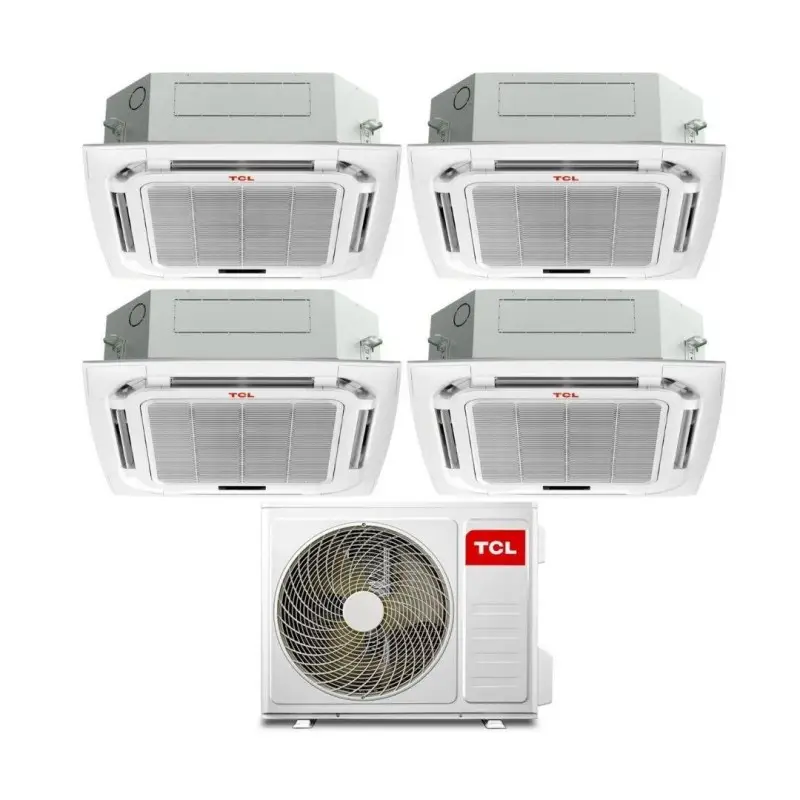 Novità nello shop - TCL Climatizzatore Inverter Quadri Split a Cassetta 9+9+9+12 con MT3240 Wi-Fi R-32 Classe A++