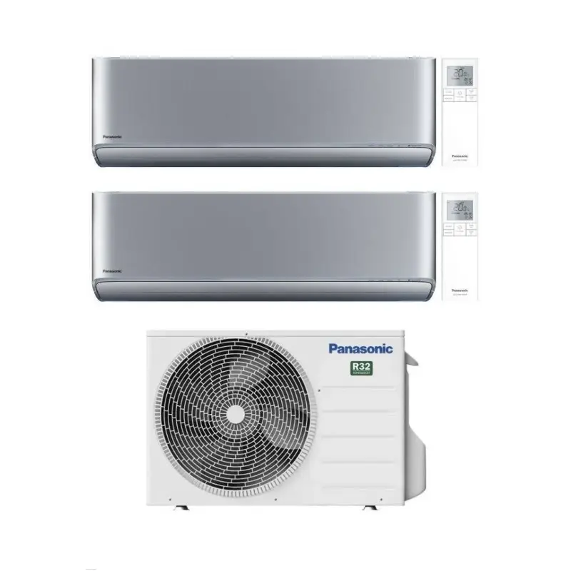 Appena arrivato - Panasonic Climatizzatore Dual Split Etherea Silver 12+18 con CU-3Z68TBE Inverter R-32 Wi-Fi Classe A++