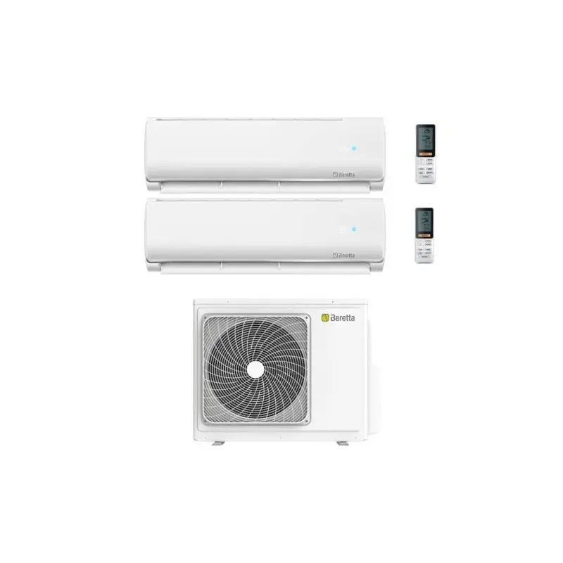 Beretta Climatizzatore Dual split Breva E 9+12 con EX18000-2 R-32 Inverter Wi-Fi Optional Classe A++ | Tra i più amati