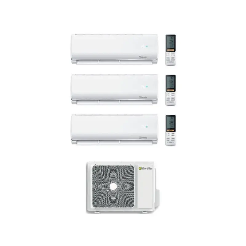 Acquisto sicuro - Beretta Climatizzatore Trial split Breva E 12+12+12 con EX24000-4 R-32 Inverter Wi-Fi Optional Classe A++
