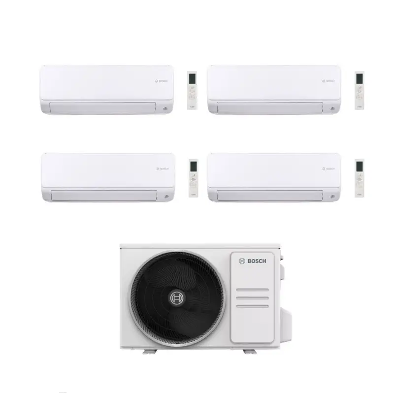 In pronta consegna | Bosch Climatizzatore Quadri Split Climate 6000i 9+9+12+12 con 5000M 105/4 E Inverter R 32 Wi-Fi Optional Classe A++