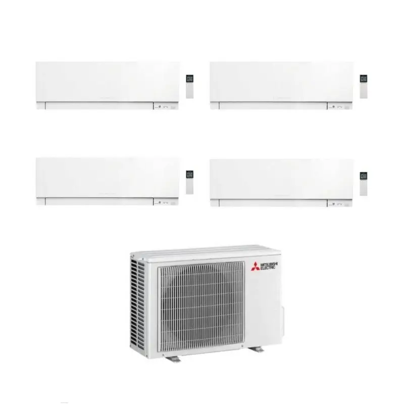 Pagamenti sicuri | Mitsubishi Climatizzatore Quadri Split Kirigamine Zen MSZ-EF Bianco 9+9+12+18 con MXZ-4F80VF Inverter R32 WiFi Classe A++