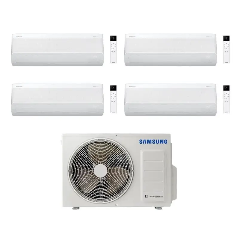 Acquista dal produttore - Samsung Climatizzatore Quadri Split Cebu S2 7+7+18+18 con AJ100TXJ5KG/EU Inverter Wi-Fi Classe A++