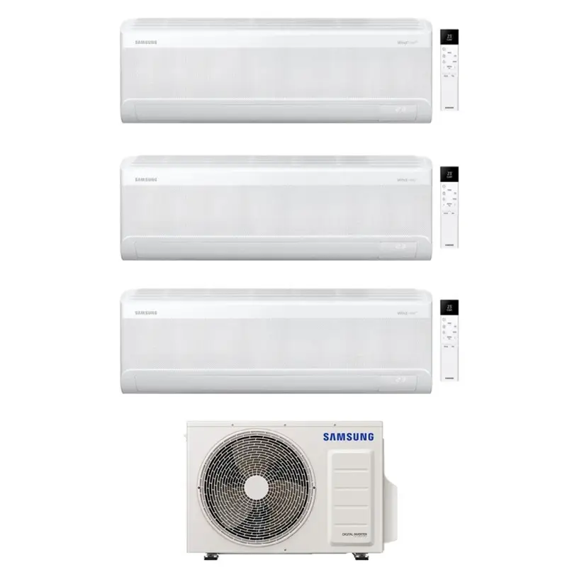 Affare | Samsung Climatizzatore Trial Split Windfree Avant S2 7+7+18 BTU con AJ080TXJ4KG/EU Inverter R-32 Wi-Fi Classe A++