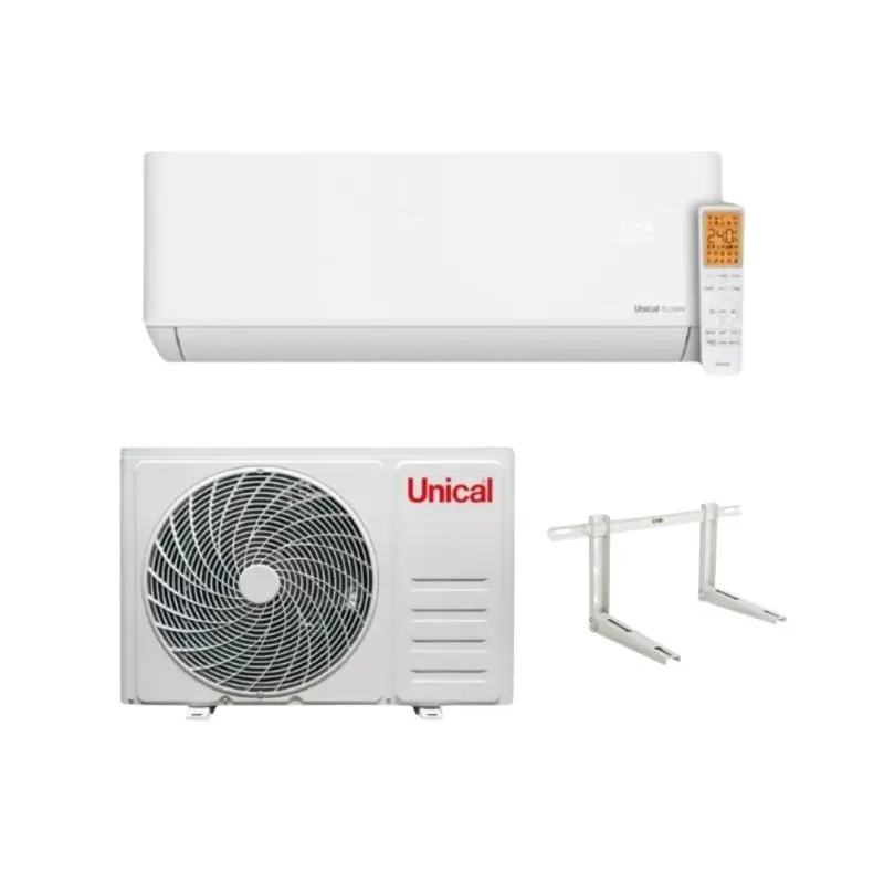 Unical Climatizzatore Monosplit Flowy 9000 BTU Inverter R-32 Wi-Fi Optional Classe A++ con Staffa - Solo oggi