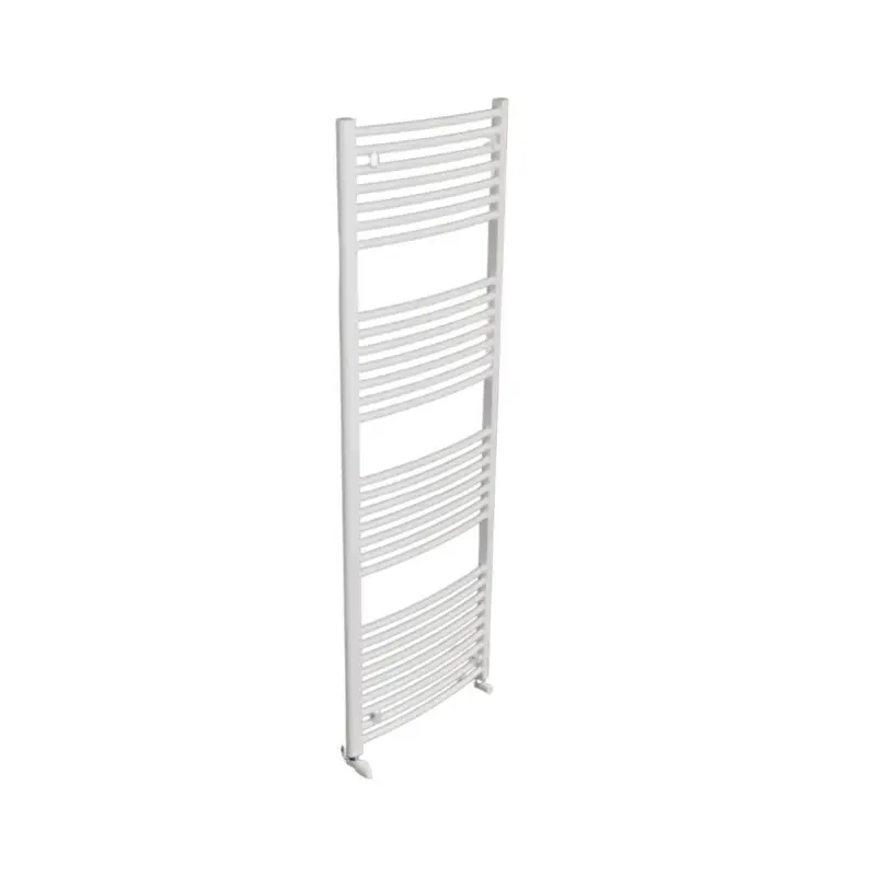 Cordivari Termoarredo Scaldasalviette Lisa 22 Curvo H 1160 L 550 Verniciato Bianco 20 Elementi Tubolare RAL 9010 Interasse 493 - Spedizione immediata