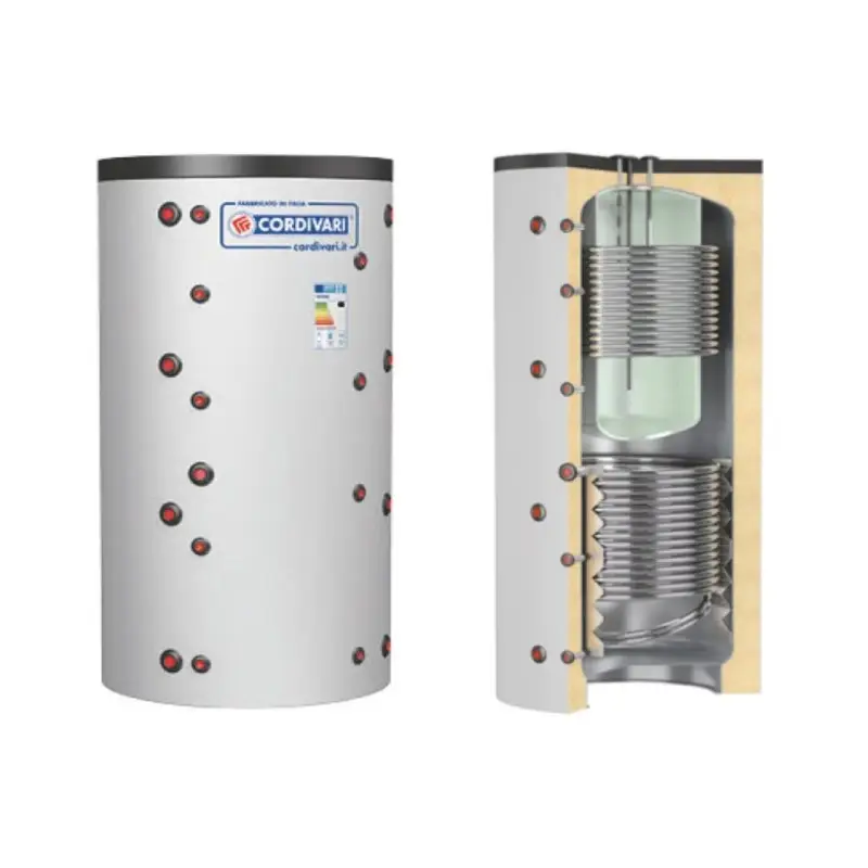 Acquista ora - Cordivari Termoaccumulatore Combi 3 WB 1500 L con 2 Scambiatori Fissi a Coibentazione Rigida in Polywarm
