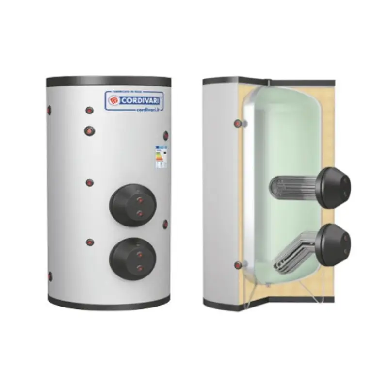 Consegna veloce | Cordivari Bollitore in Acciaio Extra 2 WXB 500 L con Scambiatore Estraibile Coibentazione Rigida