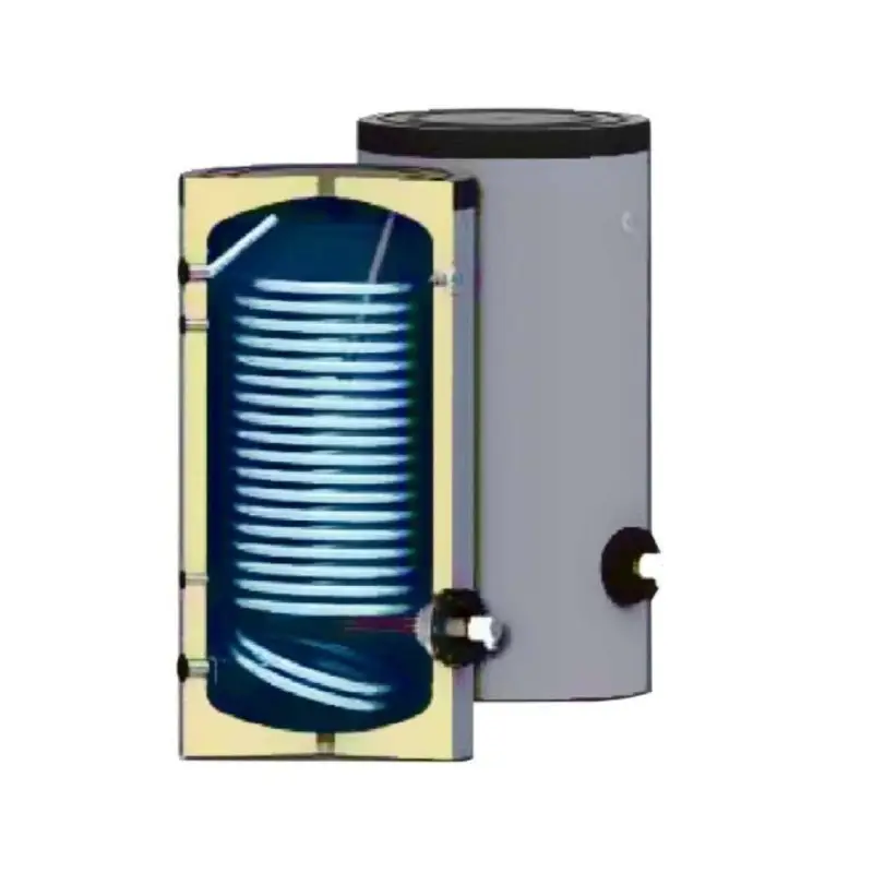 Ultimi giorni | PLEION Bollitore Vetrificato BWP/ZN 500 L Mono Serpentino per Pompe di Calore in Poliuretano