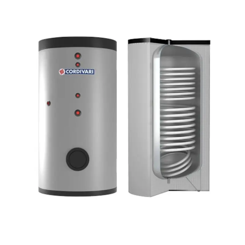 Cordivari Bollitore in Acciaio Bolly 2 ST FB WB 800 L Coibentazione Rigida in Polywarm - Scorte limitate