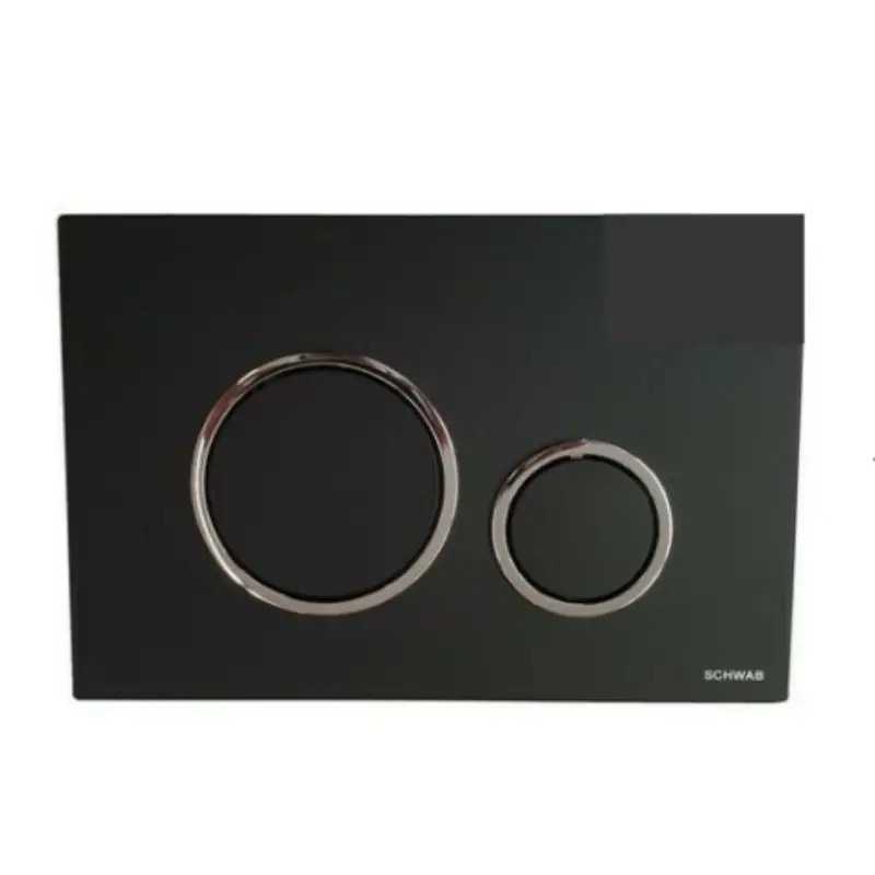 Placca Schwab Vela Nero/Cromo - P47-0202-0250 | Appena arrivato