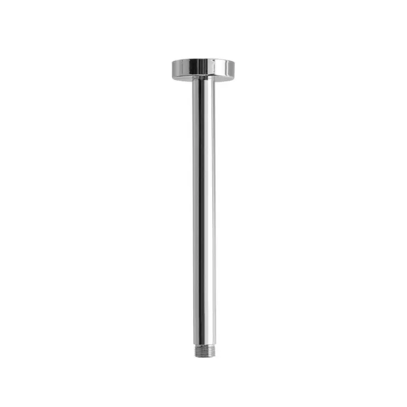 Damast Braccio Doccia Tondo In Ottone L 300 mm Ø 22 mm A Soffitto | Nuovo arrivo