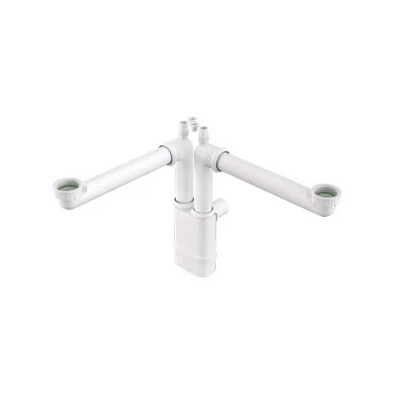 Bonomini Sifone a 2 Vie Per Lavabo Modello Galileo 2 1"1/2 x Ø 40 mm - 1720PP40S0 | Tra i preferiti