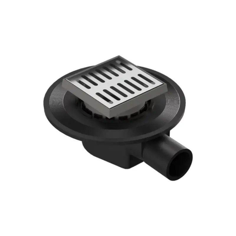 Bonomini Pozzetto Scarico Pavimenti Go-Go 10x10 cm ø 40 mm Interno e 50 mm Esterno - 6195IX40B2 | Disponibile