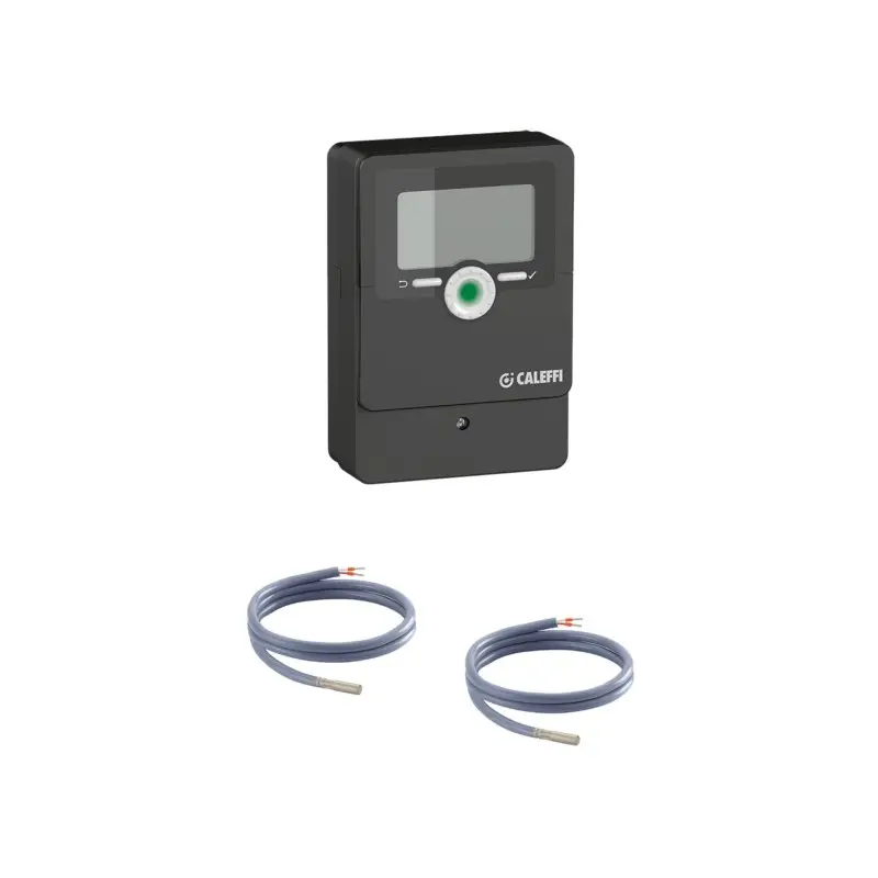 CALEFFI Regolatore Digitale per Riscaldamento e Condizionamento Con Sonda di Mandata ad Immersione Pt1000 Ø 6 mm - Grande affare