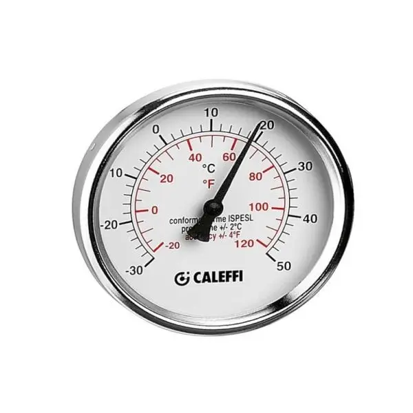 Caleffi termometro per raffrescamento attacco posteriore 1/2" 687000 | Prezzo ridotto