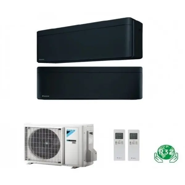Affare | CLIMATIZZATORE DAIKIN STYLISH TOTAL BLACK DUALSPLIT 9000+12000+2MXM50 R-32