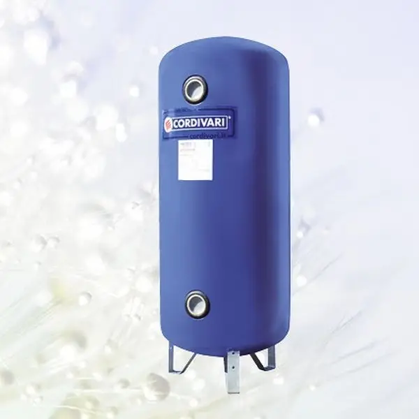 SERBATOIO ACCUMULATORE CORDIVARI ACQUA REFRIGERATA ZINCATO VERTICALE 300 LT - Ultimi pezzi