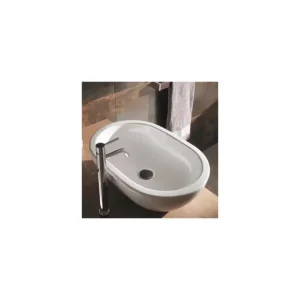 Grande sconto - Lavabo Globo Serie Forty 3 Per rubinetteria a muro o su piano 60x40 Cod. SC012.BI
