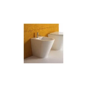 Soddisfatti o rimborsati - Bidet a pavimento Globo Serie Forty 3 monoforo con sistema di fissaggio filo parete Cod. FO009.BI