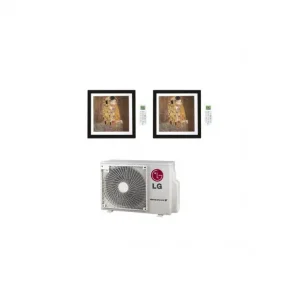 Acquista online | Climatizzatore Condizionatore LG Artcool Gallery R32 Dual Split Inverter 12000 + 12000 BTU con U.E. MU2R17 NOVITÁ Classe A+++/A++