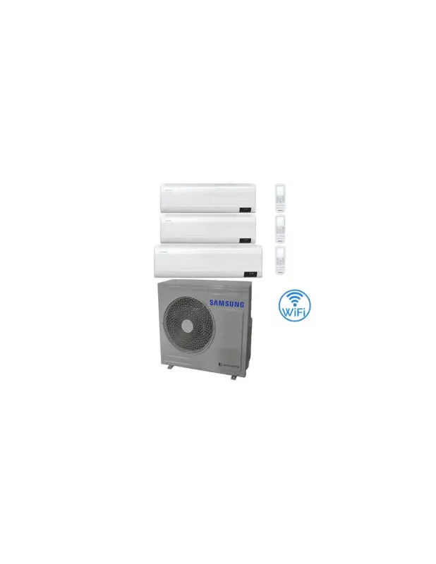 Affrettati | Climatizzatore Condizionatore Samsung WINDFREE AVANT R32 Wifi Trial Split Inverter 7000 + 9000 + 18000 BTU con U.E. AJ068TXJ3KG/EU NOVITÁ Classe A++/A+