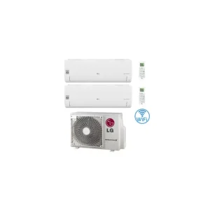 Ultima novità - Climatizzatore Condizionatore LG Libero Smart R32 Wifi Dual Split Dual Inverter 7000 + 9000 BTU con U.E. MU2R15 NOVITÁ Classe A+++/A++
