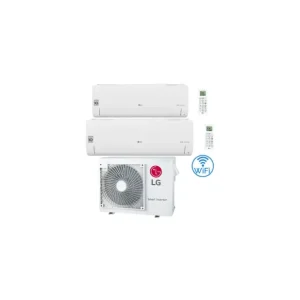 Ultima novità | Climatizzatore Condizionatore LG Libero Smart R32 Wifi Dual Split Dual Inverter 7000 + 18000 BTU con U.E. MU3R19 NOVITÁ Classe A+++/A++