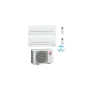 Appena arrivato | Climatizzatore Condizionatore Mitsubishi MSZ-AP Wifi R32 Dual Split Inverter 12000 + 18000 BTU con U.E. MXZ-3F68VF Classe A++/A+