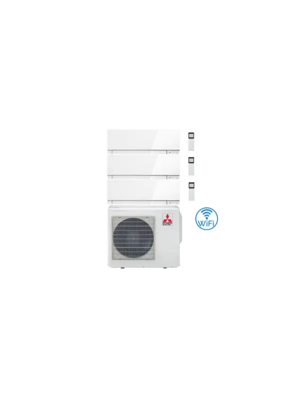 Affare | Climatizzatore Condizionatore Mitsubishi Kirigamine Zen Wifi Bianco Trial Split Inverter 9000 + 12000 + 12000 BTU con U.E. MXZ-3F68VF classe A++ /A+ NOVITÁ