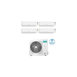 Climatizzatore Condizionatore Hisense Energy Pro Wifi Quadri Split Inverter 9000 + 9000 + 9000 + 12000 BTU con U.E. 4AMW81U4RAA Classe A++/A+ | Grande offerta