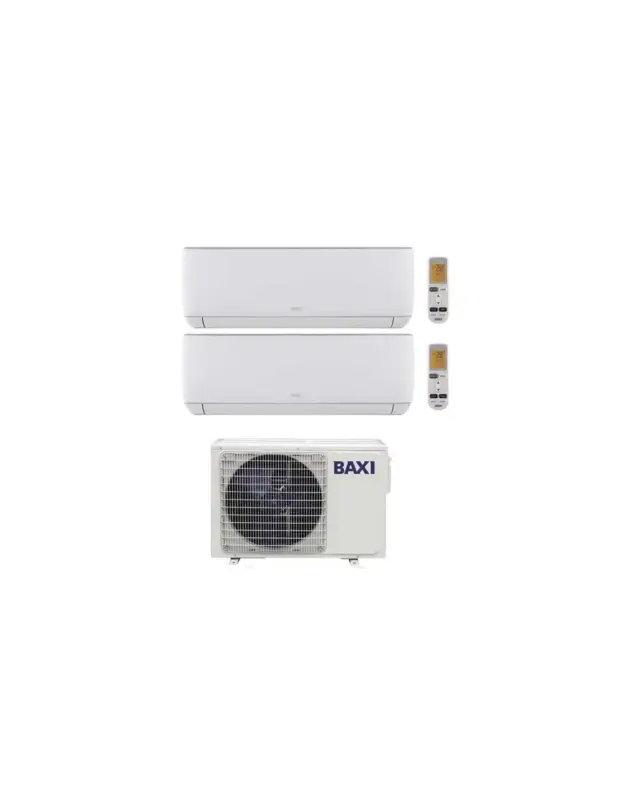 Acquisto sicuro | Climatizzatore Condizionatore Baxi Astra Dual Split Inverter 9000 + 9000 BTU con U.E. LSGT40-2M Classe A++/A+