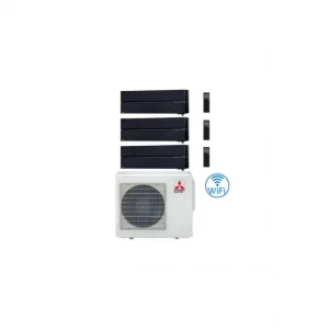 Acquista ora - Climatizzatore Condizionatore Mitsubishi Kirigamine Style Wifi R32 Nero Trial Split Inverter 9000 + 9000 + 18000 BTU con U.E. MXZ-3F68VF NOVITÁ Classe A++/A+