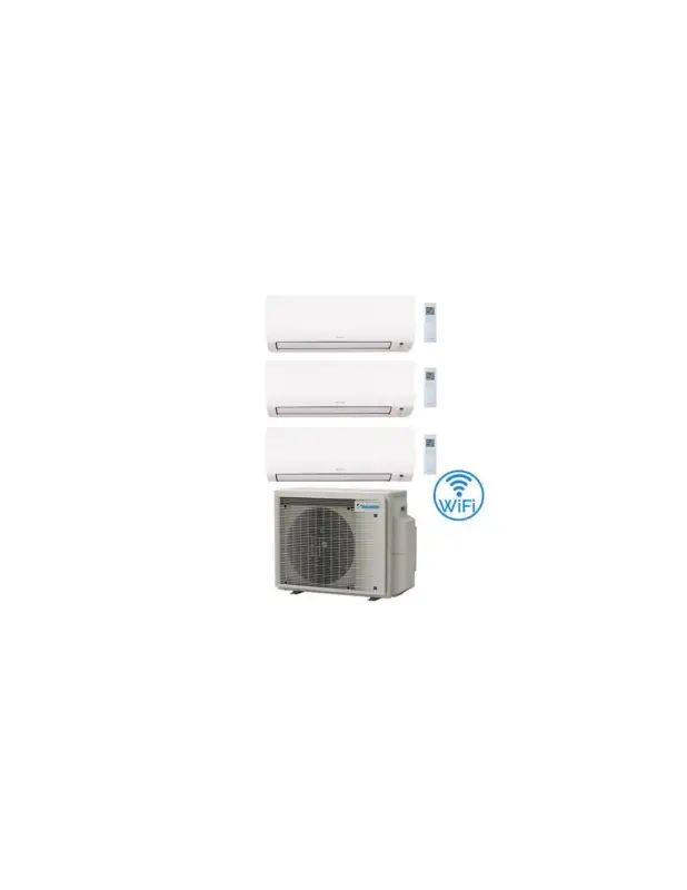 Approfittane ora - Climatizzatore GARANZIA ITALIA Daikin Comfora WIFI INCLUSO Trial Split Inverter 9000 + 9000 + 12000 BTU con U.E. 3MXM52A9 Classe A+++/A+++ NOVITA'