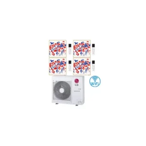 Climatizzatore Condizionatore LG Artcool Gallery PHOTO R32 Quadri Split Inverter 9000 + 9000 + 9000 + 12000 BTU con U.E. MU5R30 NOVITÁ Classe A++/A+ | Approfitta dell'offerta