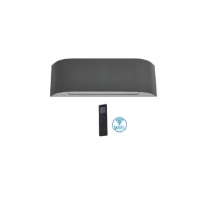 Affrettati - Climatizzatore Condizionatore Toshiba Unità Interna Bianca con tessuto grigio chiaro e grigio scuro inclusi a parete serie Haori 10000 ( 9000 ) BTU RAS-B10N4KVRG-E