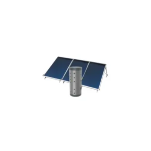 Sistema solare completo Smartsol a circolazione forzata composto da 3 collettori solari altamente selettivi + bollitore vetrificato da 500litri per l'utilizzo di acqua calda sanitaria + Easy pack + Kit di fissaggio | Pronto per la spedizione