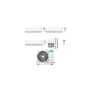Tra i preferiti | Climatizzatore Condizionatore Hisense Split + Console Serie Turbo R32 Quadri Split Inverter 9000 + 9000 + 9000 + 12000 BTU con U.E. 4AMW81U4RJC NOVITÁ Classe A++/A+